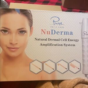 NuDerma Portable Handheld Skin Therapy Wand Machine – Anti-Aging - Skin Thighten